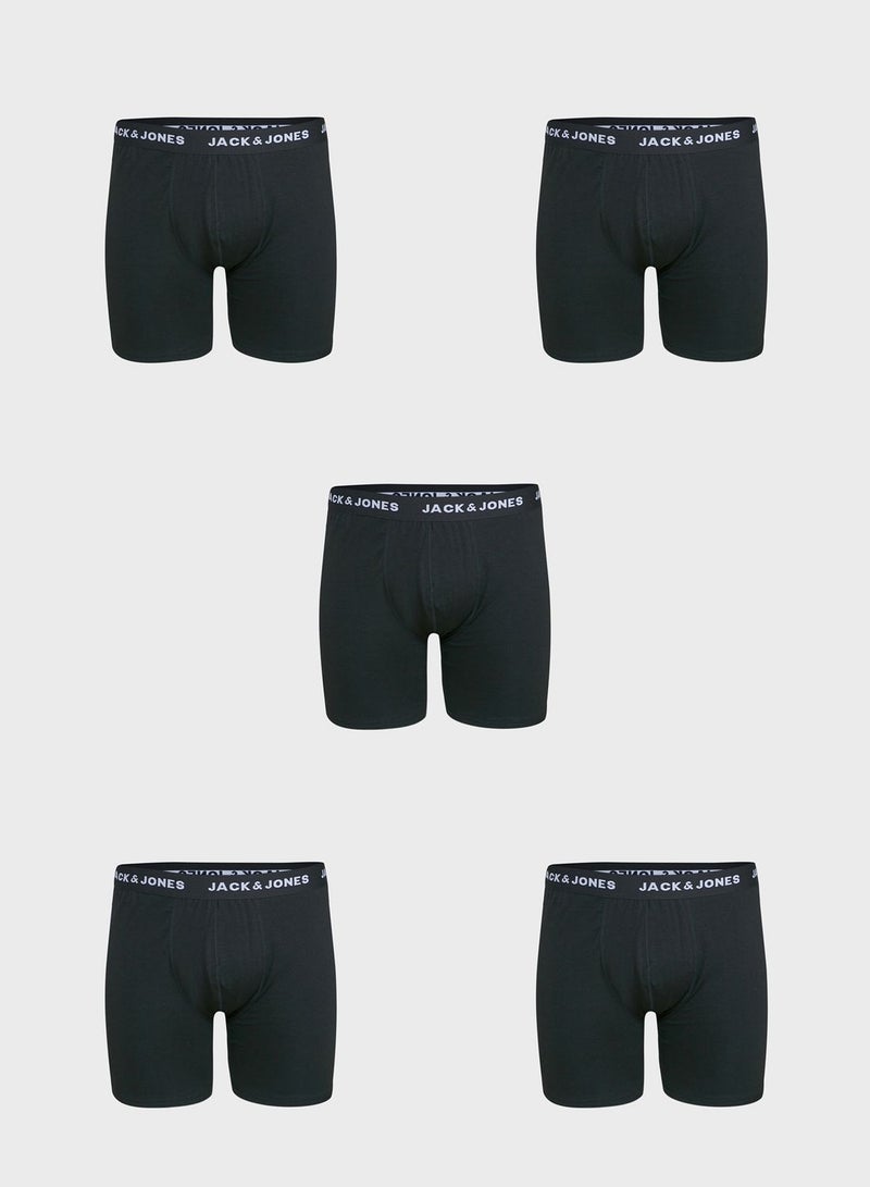Pack Of 5 Essential Trunks Black
