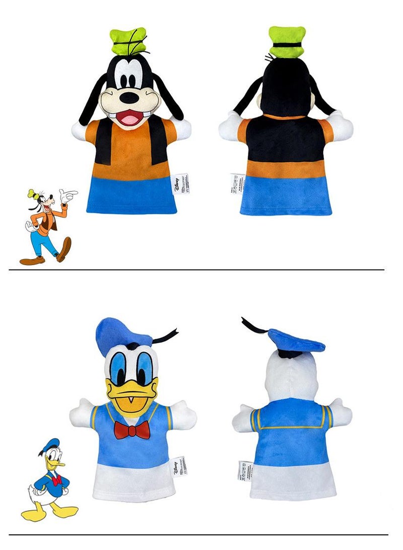 1 Piece Disney Donald Duck Hand Puppet Parent Child Interactive Plush Toy Role Playing