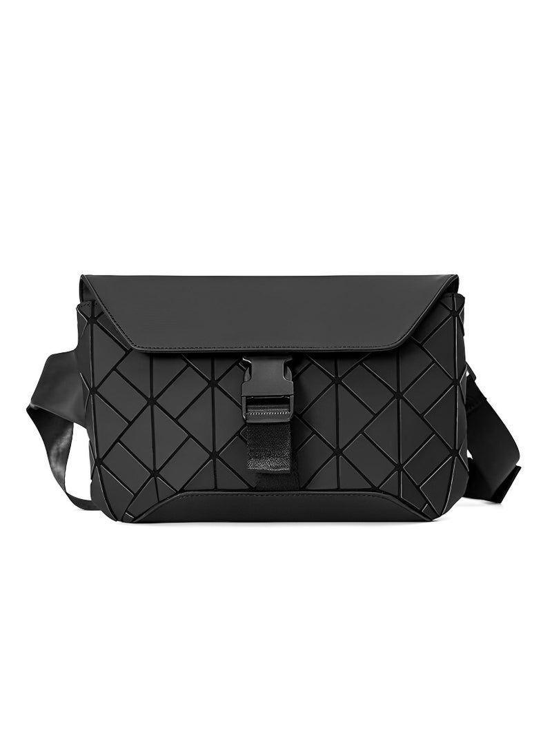 Skycare High-Quality Diamond-shaped Small Crossbody Bag for Men and Women, Fashionable Street-style Shoulder Bag, Couple Backpack