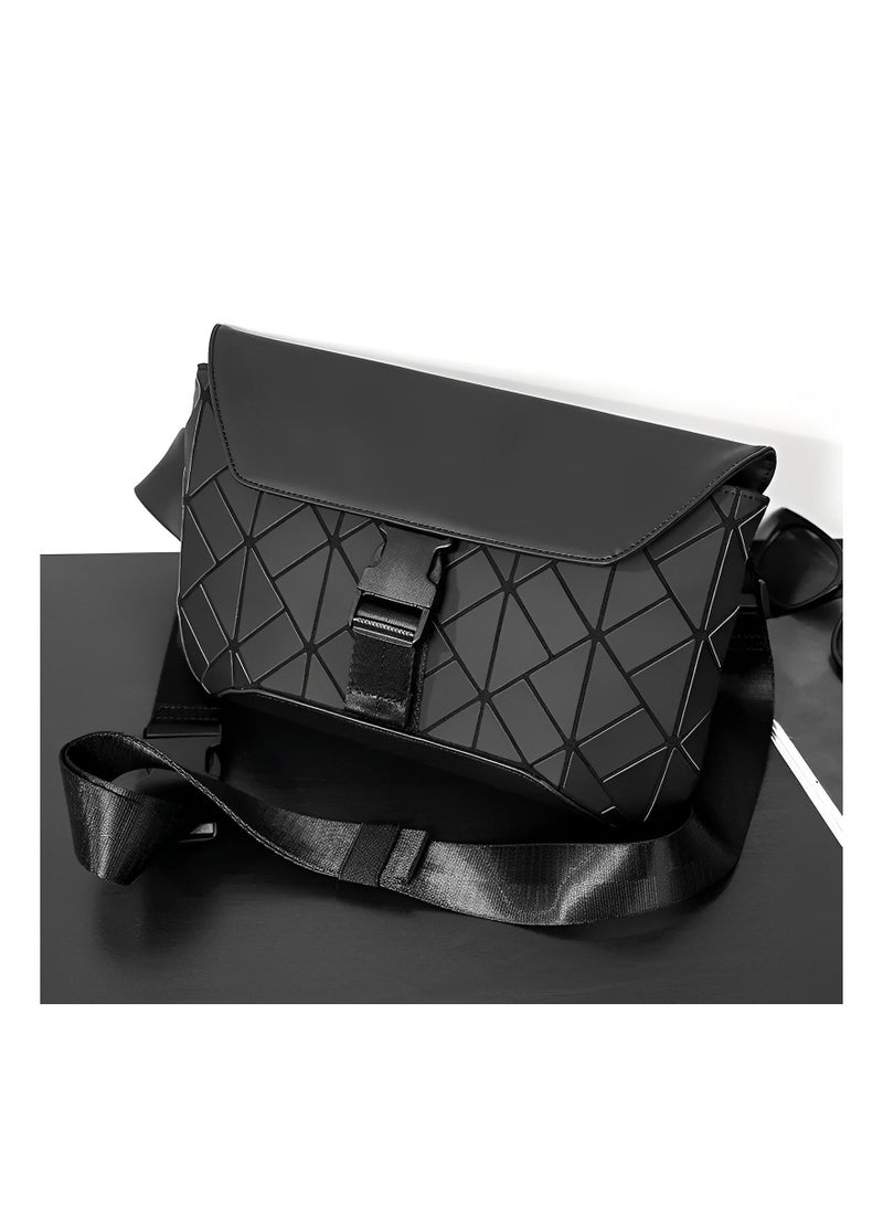 Skycare High-Quality Diamond-shaped Small Crossbody Bag for Men and Women, Fashionable Street-style Shoulder Bag, Couple Backpack