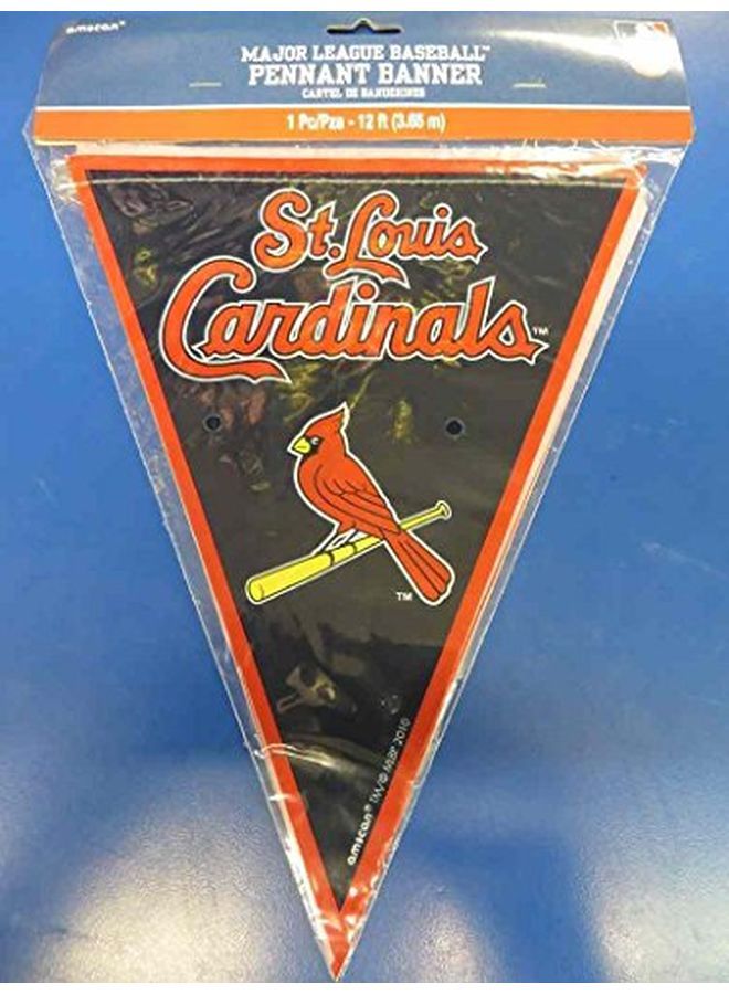 St. Louis Cardinals Major League Baseball Collection Pennant Banner Party Decorationblue12'