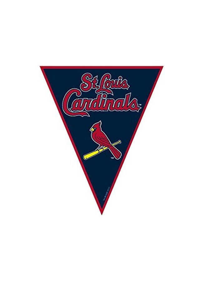 St. Louis Cardinals Major League Baseball Collection Pennant Banner Party Decorationblue12'