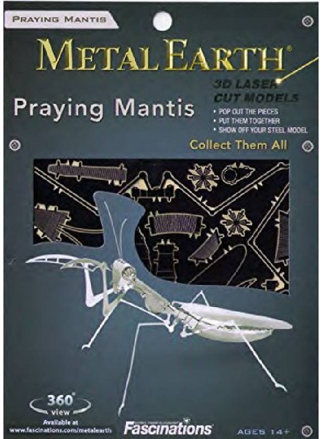 Fascinations Praying Mantis 3D Metal Model Kit