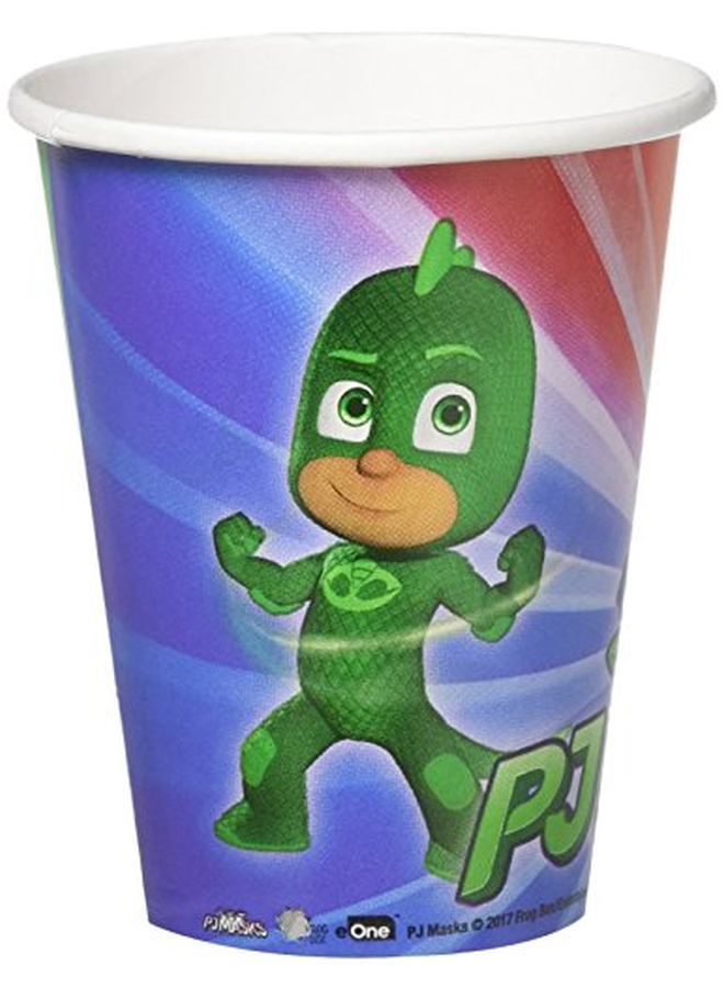 Pj Masks Paper Cups 9 Oz. Multicolor Pack Of 8