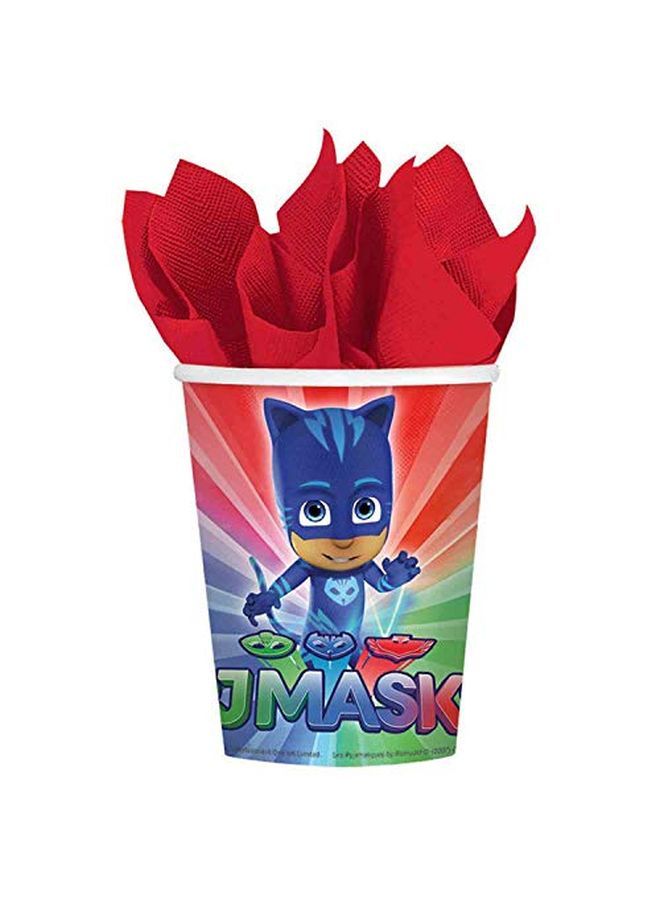 Pj Masks Paper Cups 9 Oz. Multicolor Pack Of 8