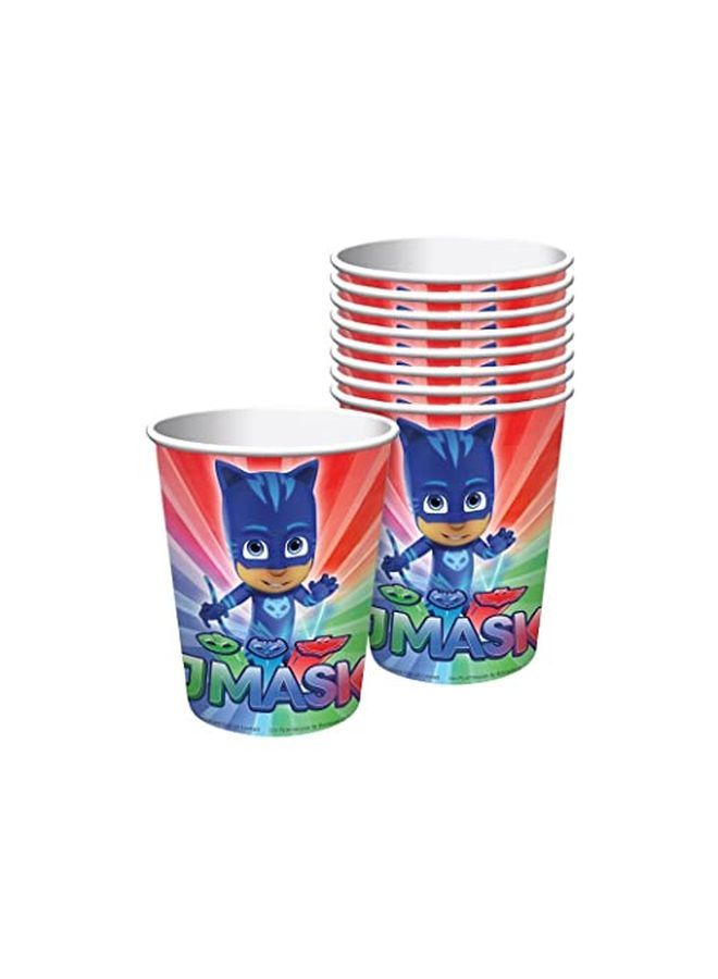 Pj Masks Paper Cups 9 Oz. Multicolor Pack Of 8