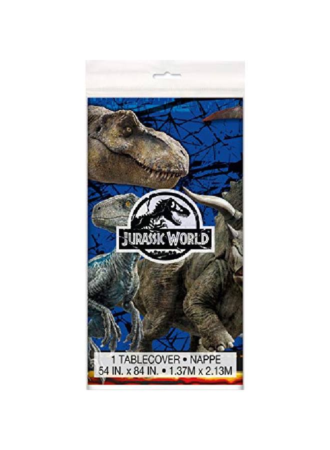 Jurassic World Fallen Kingdom Birthday Party Supplies Decoration Bundle Pack Includes Dessert Cake Plates Napkins Table Cover Happy Birthday Banner Serves 16