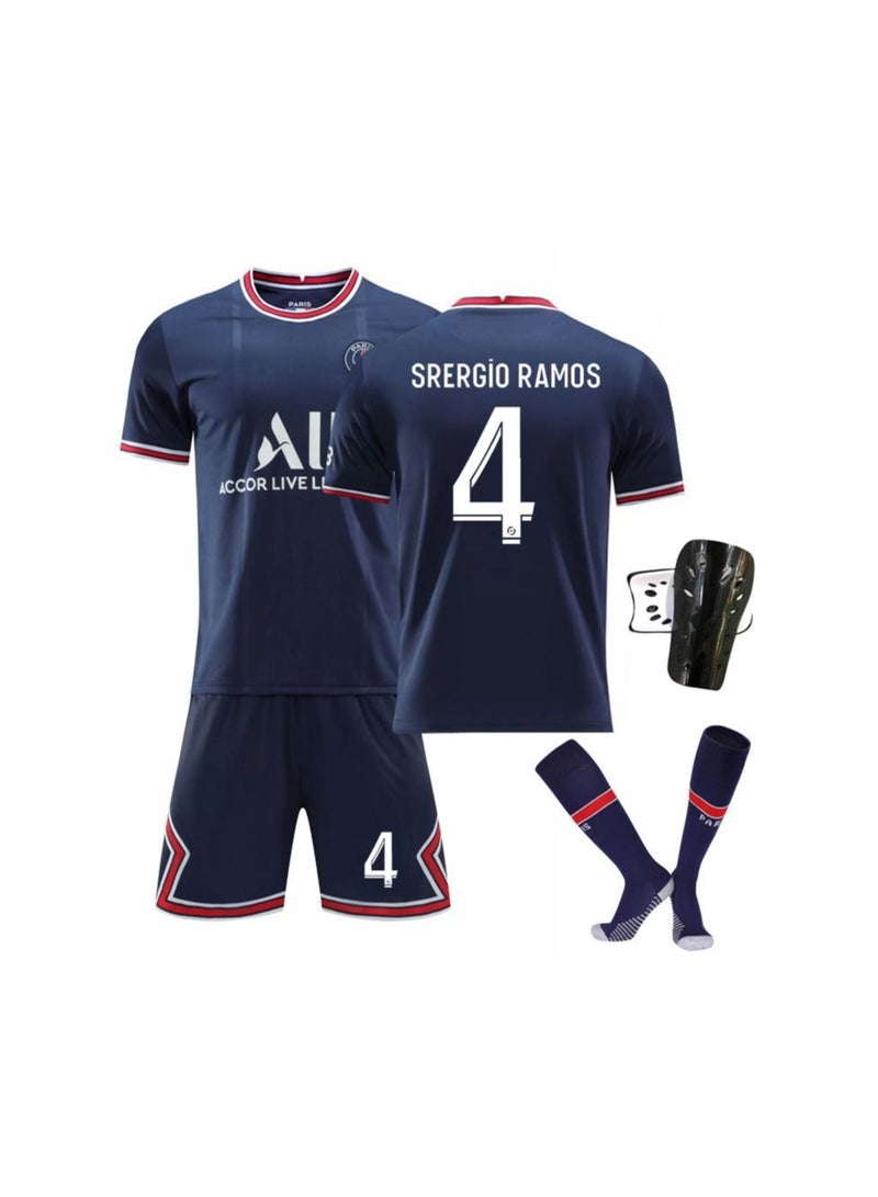 4-Piece World Cup National Team Football Jersey Set NO.4