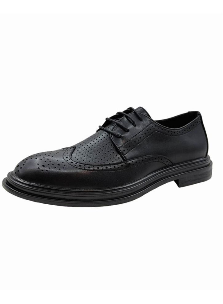 Comfortable Lace-Up Formal Shoes Black