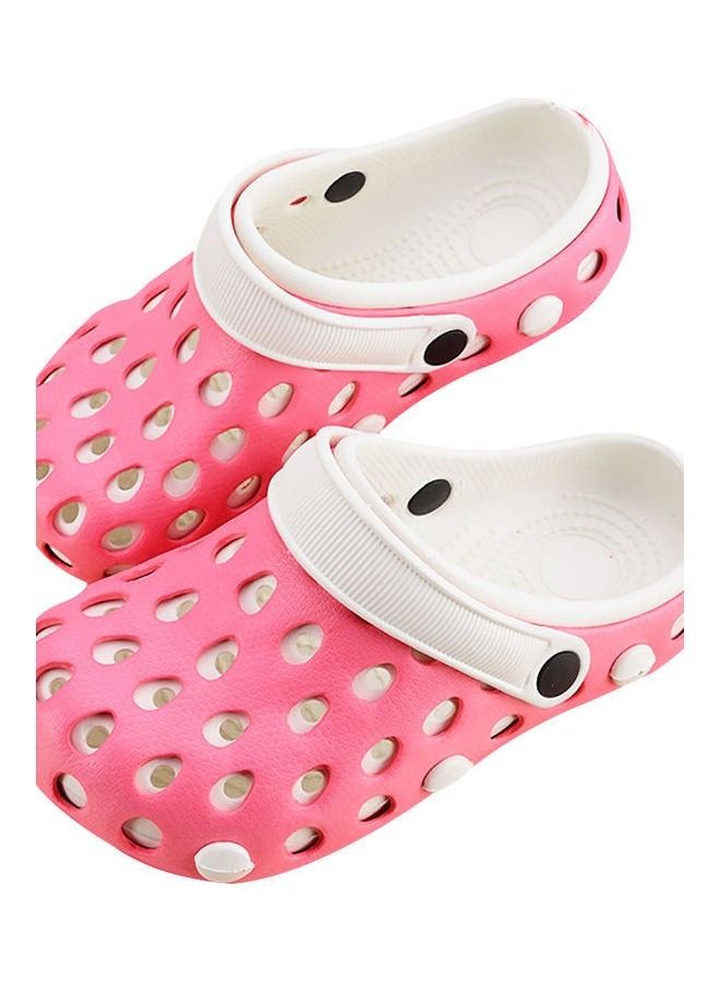 Pair Of Casual Sandals Watermelon Red/White