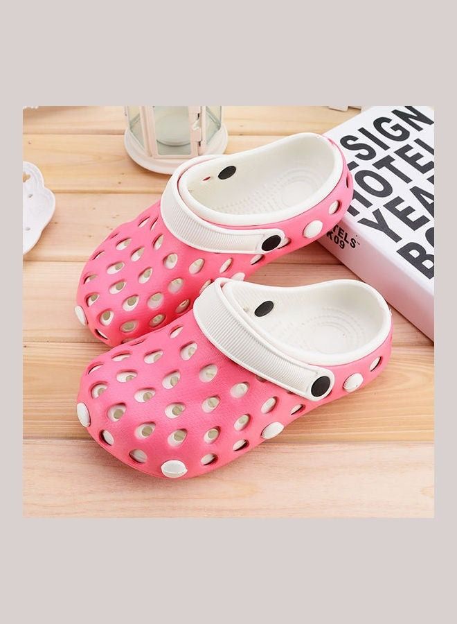 Pair Of Casual Sandals Watermelon Red/White