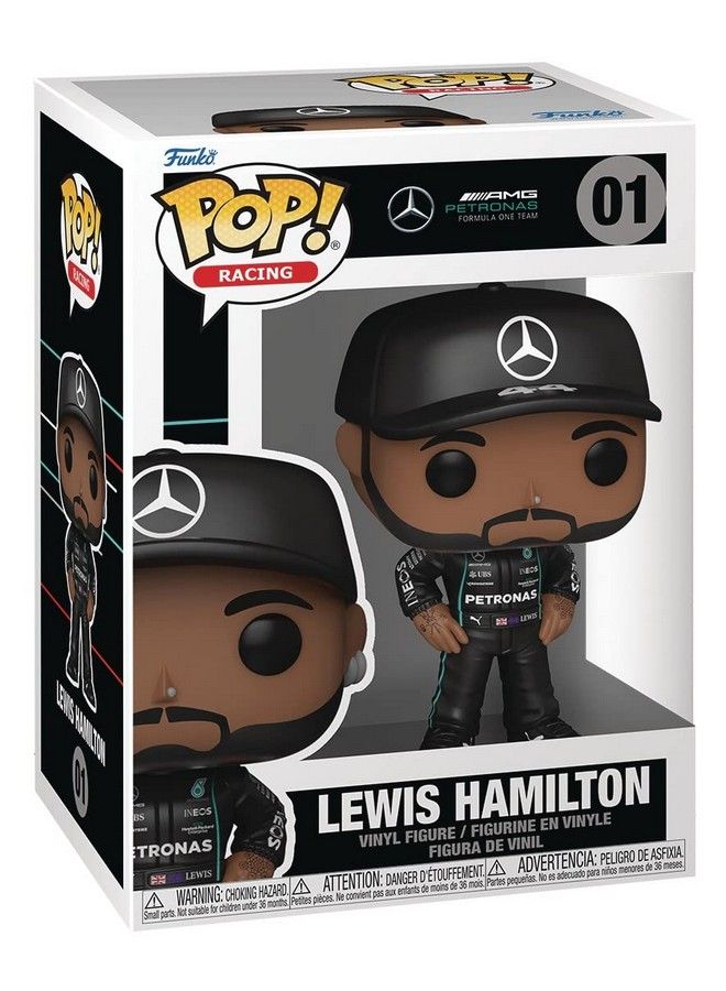Formula One Lewis Hamilton (Amg Petronas) Funko Vinyl Figure (Bundled With Compatible Box Protector Case) Multicolor 3.75 Inches