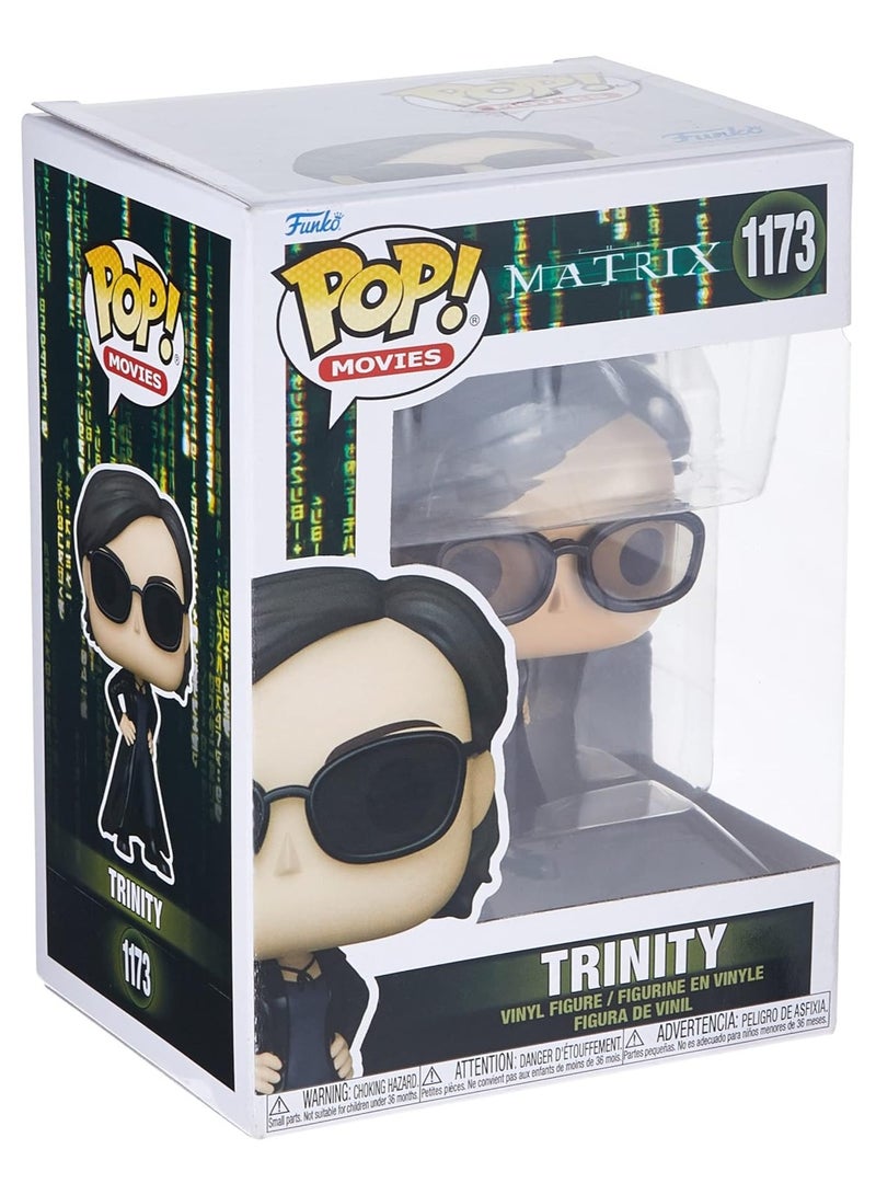 Funko POP! Movies: The Matrix- 3.75 Inch Action Figure - Trinity