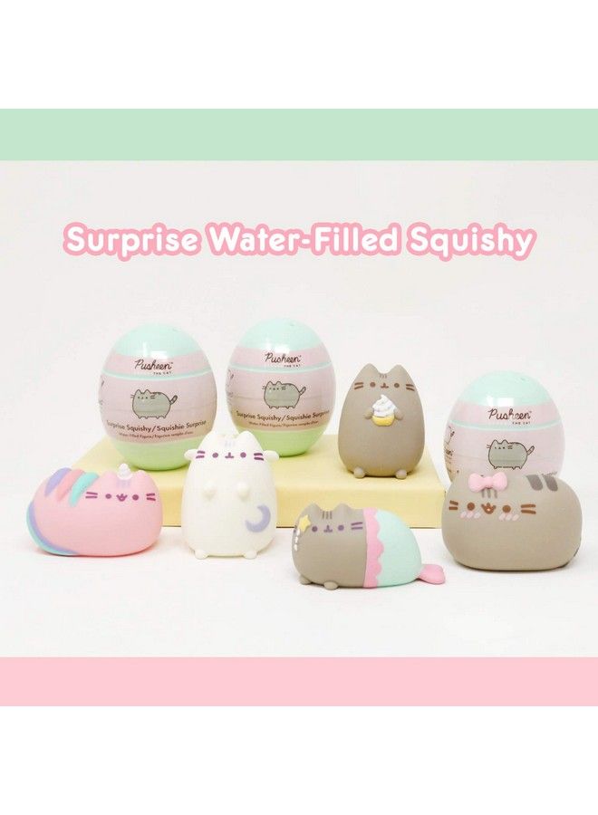 Pusheen [Surprise Capsule Series] Cute Water Filled Squishy Toy [Birthday Gift Bags, Party Favors, Gift Basket Filler, Stress Relief Toys] 1 Pc. (Mystery Blind Capsule)