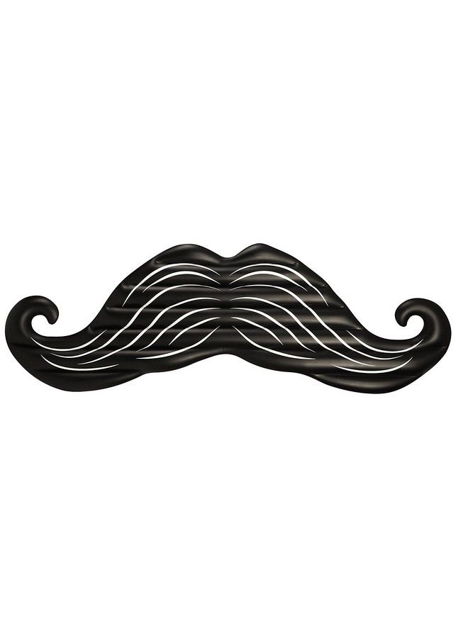 Handlebar Mustache Pool Float By Coconut Float Giant 8Foot Inflatable Raft Durable Long Lasting Lounge Tube And Water Toy Fun Decoration For 70S & 80’S Parties Events Ages 8+ Years