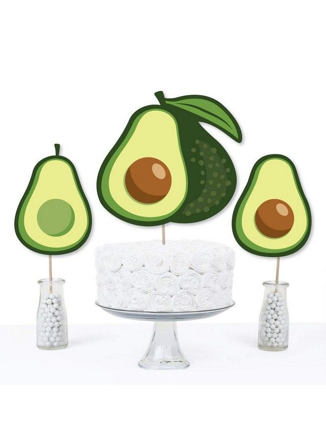 Hello Avocado Fiesta Party Centerpiece Sticks Table Toppers Set Of 15