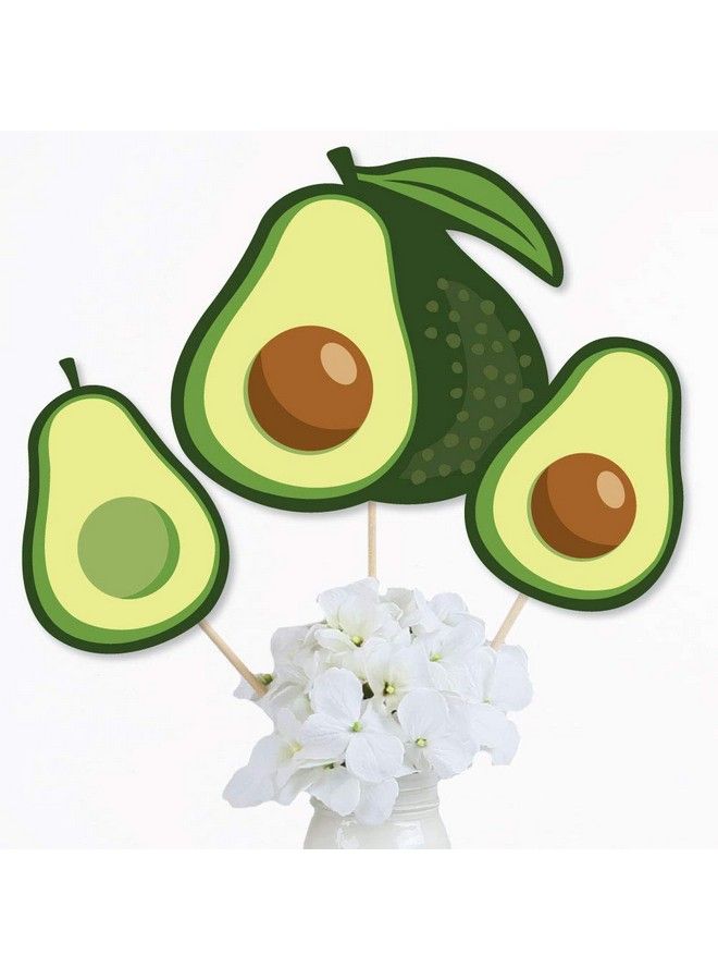 Hello Avocado Fiesta Party Centerpiece Sticks Table Toppers Set Of 15