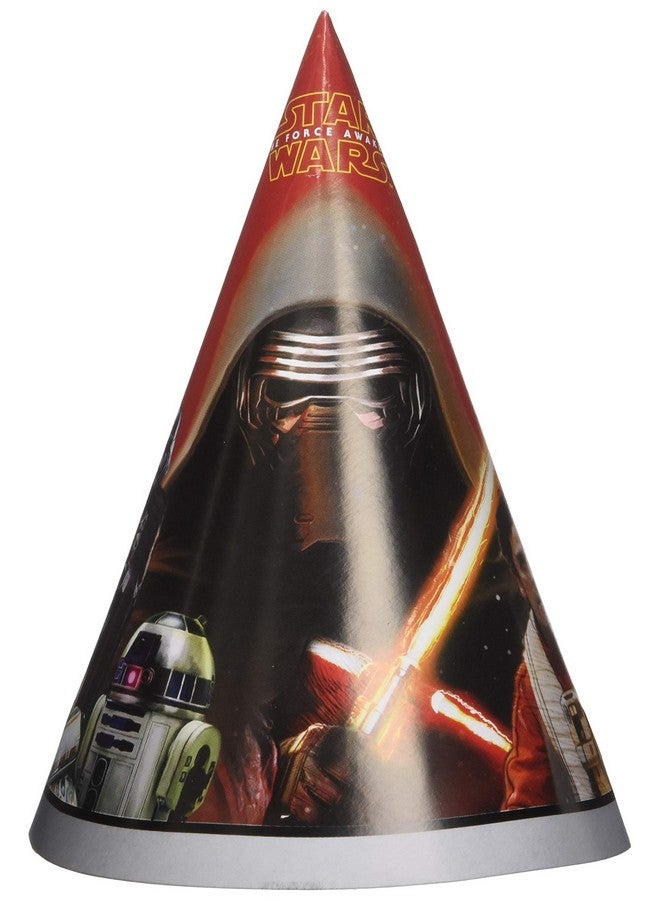 Star Wars Episode Vii Party Cone Hats ; One Size ; 8 Pcs