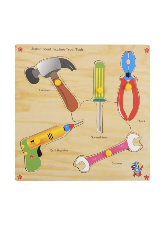 Junior Identification Trays: Tools Pegged Puzzle SFS-46AB