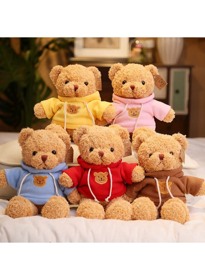 2 Pieces Bears Stuffed Animal Plush Gifts Wedding Prom Gift 11.8 Inch Soft Bear Clothes Bear Plush For Newlyweds Mom Grandma Women Baby Shower (Cute)