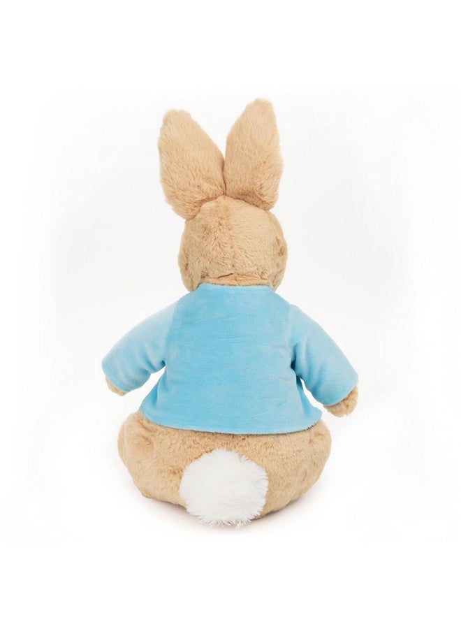 Beatrix Potter Classic Peter Rabbit In Blue Coat Deluxe Soft Plush Stuffed Animal Bunny Brown 11”