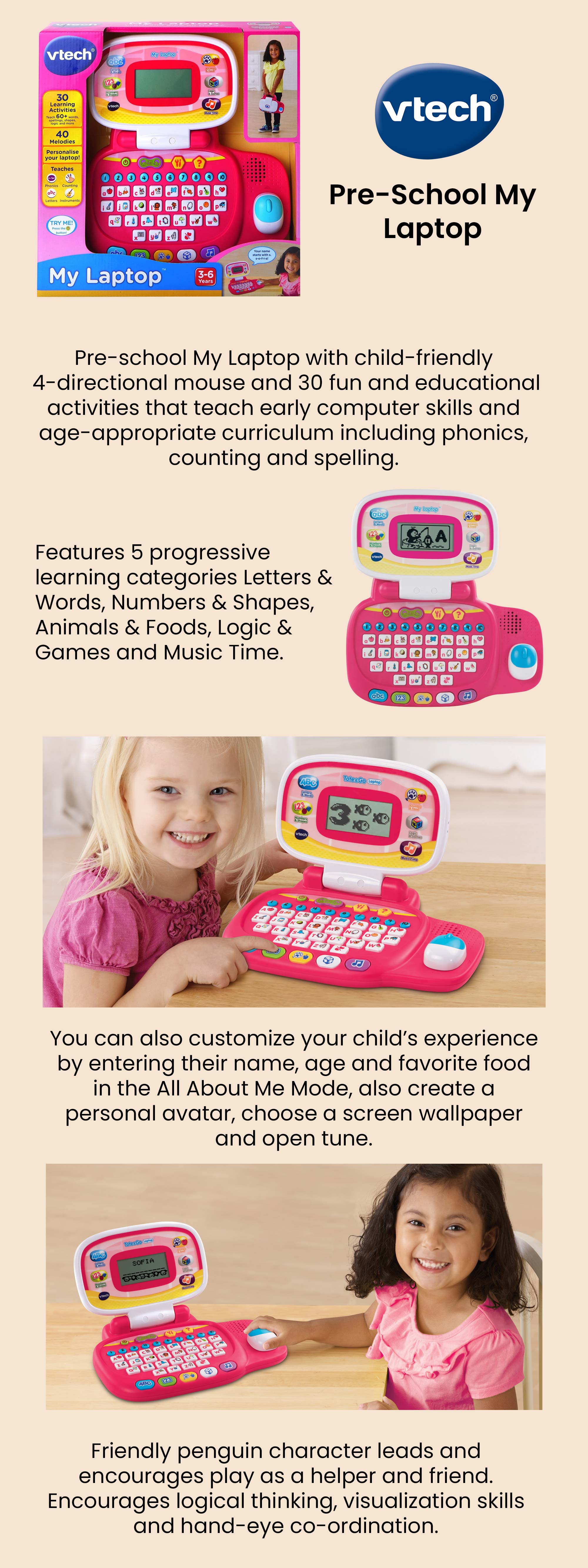 Pre-School My Laptop 6.8 x 27.1 x 20.9cm