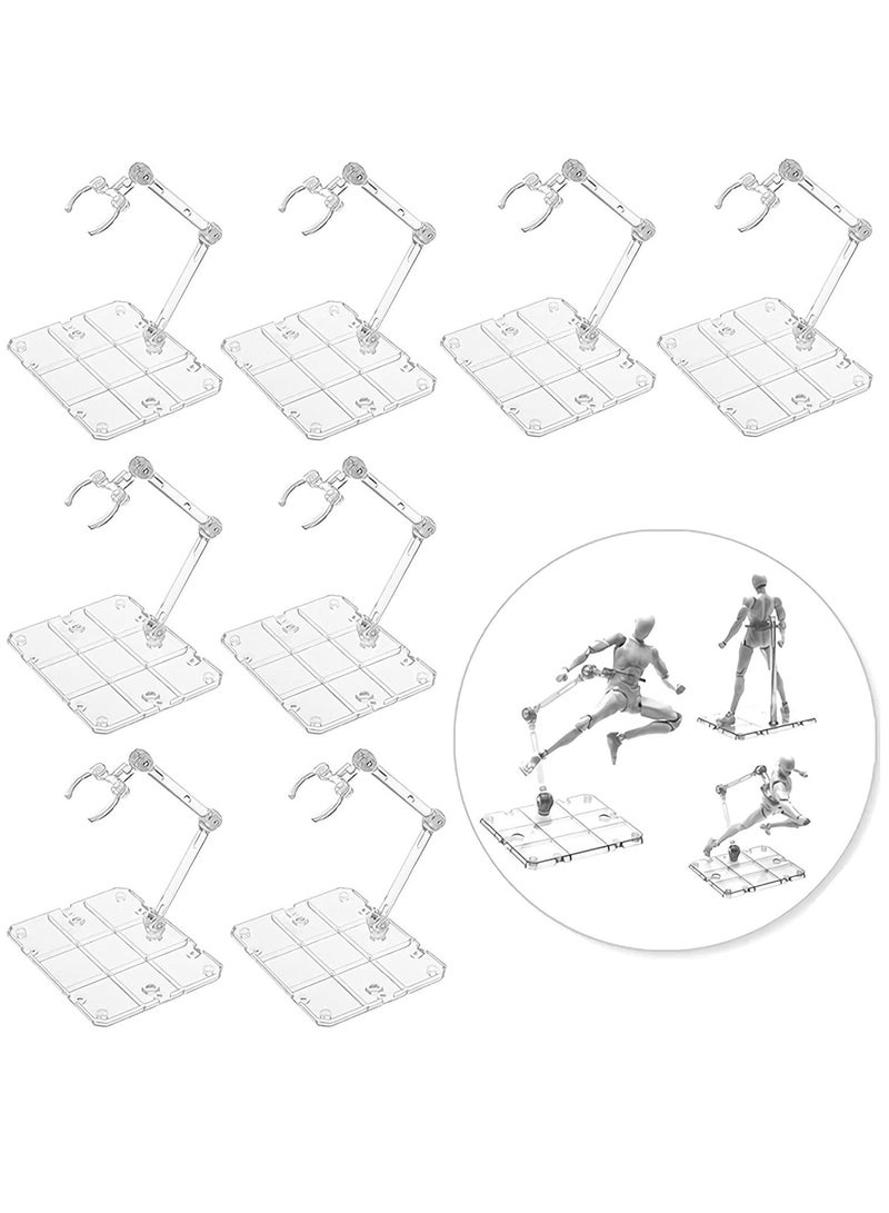 Action Figure Stand, Assembled Action Figure Display Stand Base, Sturdy Base, Transparent Doll Model Holder, Figure Assembly Stand, for 6