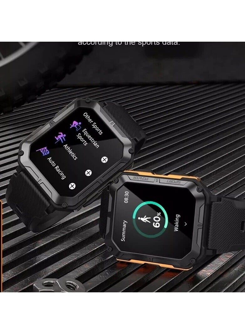 C 20 Pro Military Smartwatch Your Ultimate Tactical Companion with Call Functionality and Fitness Tracking