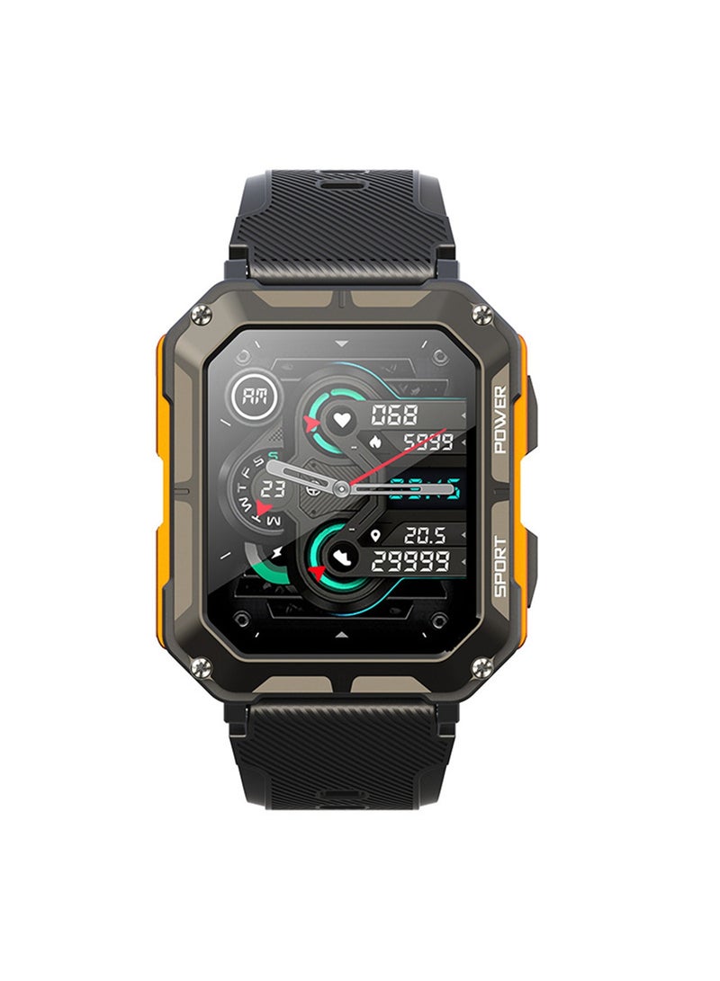 C 20 Pro Military Smartwatch Your Ultimate Tactical Companion with Call Functionality and Fitness Tracking