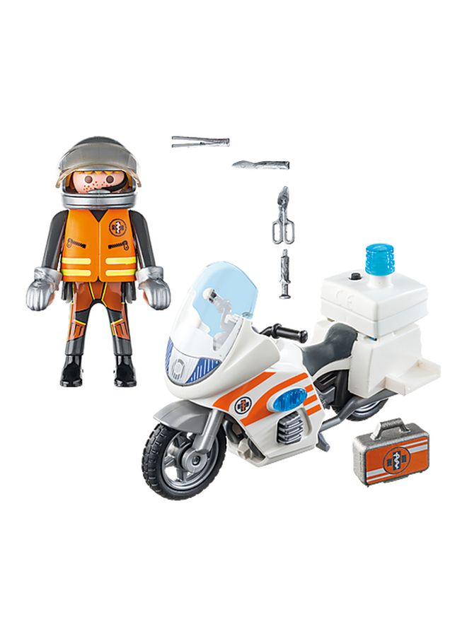 Playmobil - Emergency Motor Bike 6.6 x 14.2 x 14.2inch