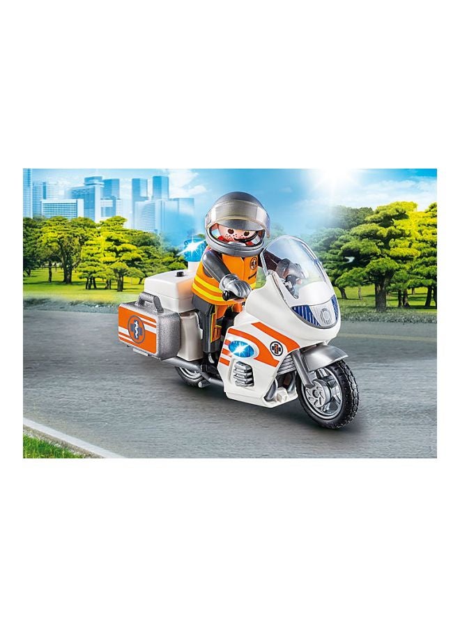 Playmobil - Emergency Motor Bike 6.6 x 14.2 x 14.2inch