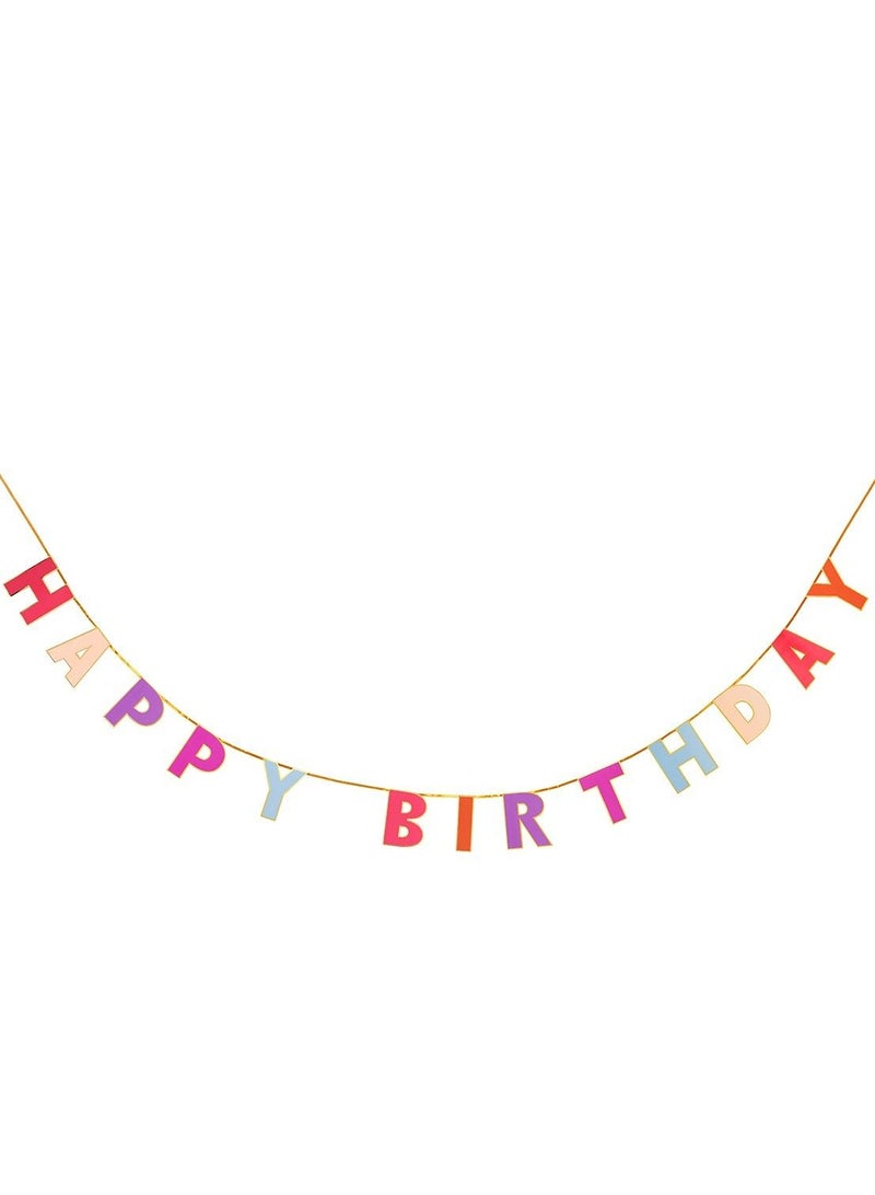 Happy Birthday Paper Banner