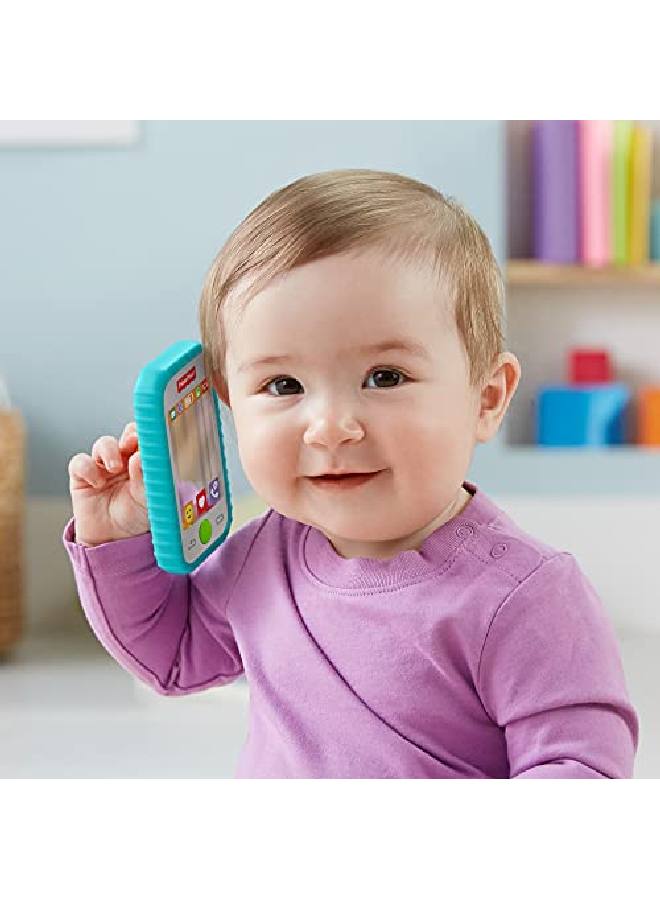 ;Selfie Fun Phone Baby Rattle Mirror And Teething Toy Multicolored 10