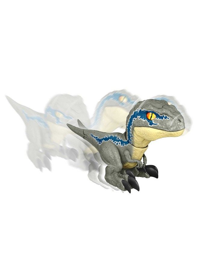 Jurassic World Toys Dominion Uncaged Rowdy Roars Velociraptor Beta Dinosaur Action Figure Toy Gift With Interactive Motion And Sound Touch Response