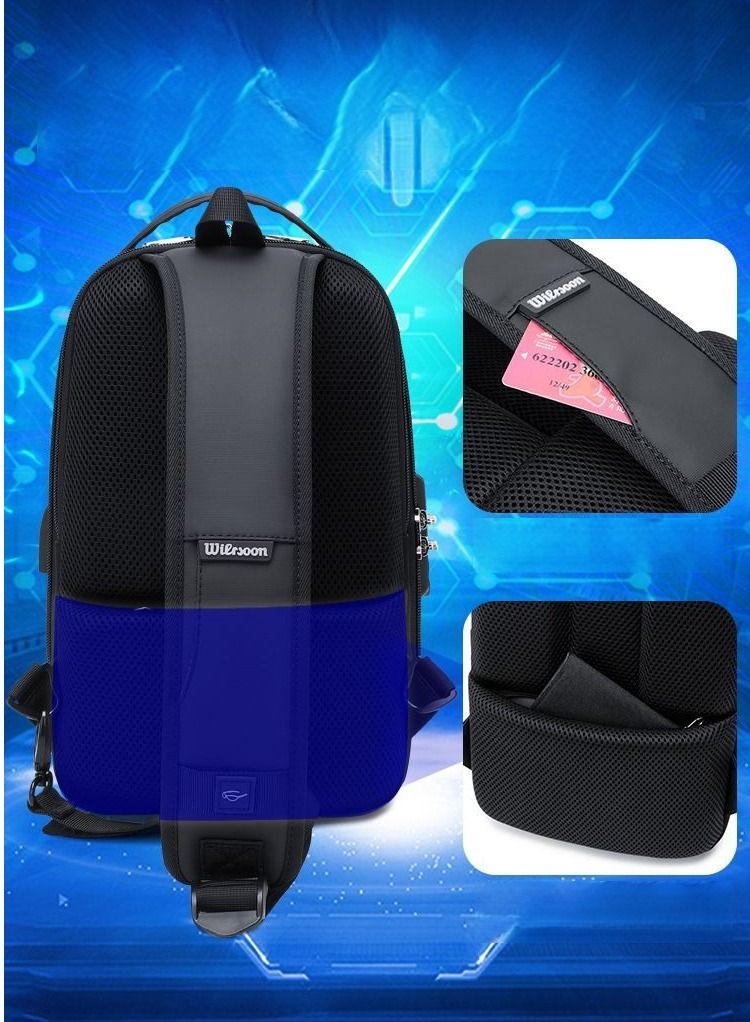 New multi-function Combination lock single shoulder messenger bag