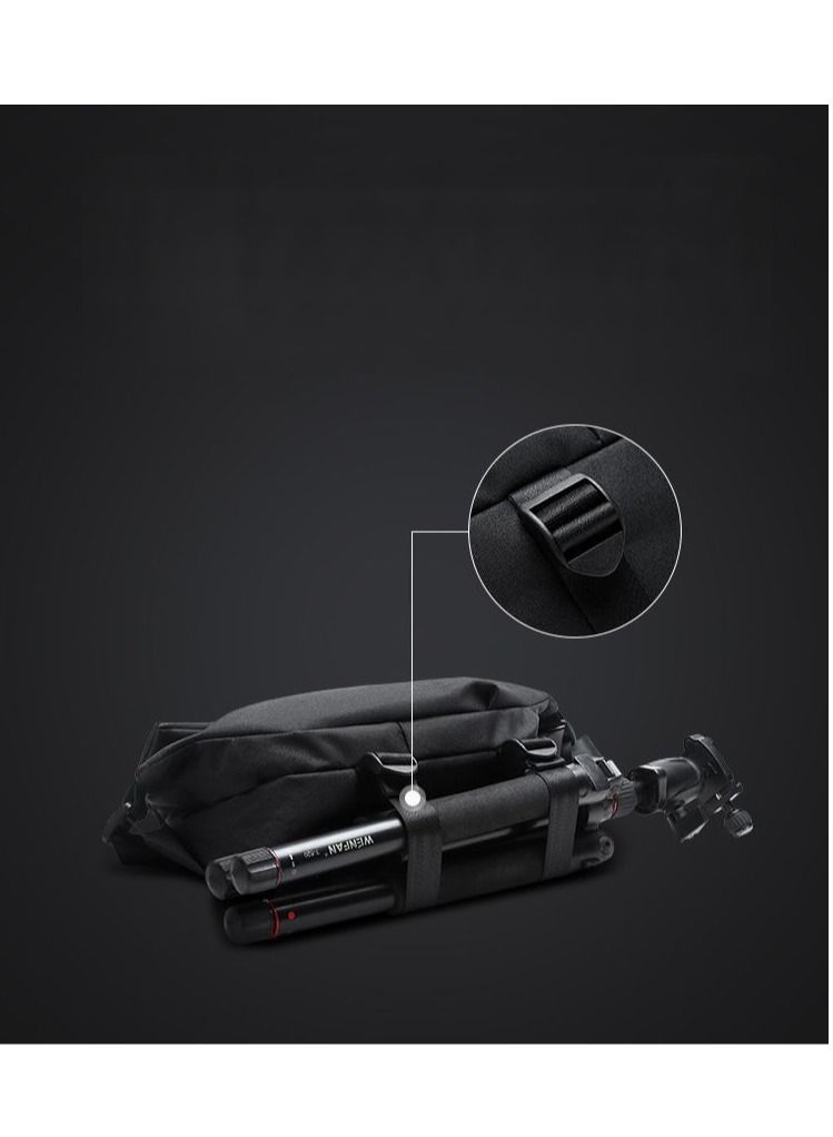 New men's casual shoulder buckle bag