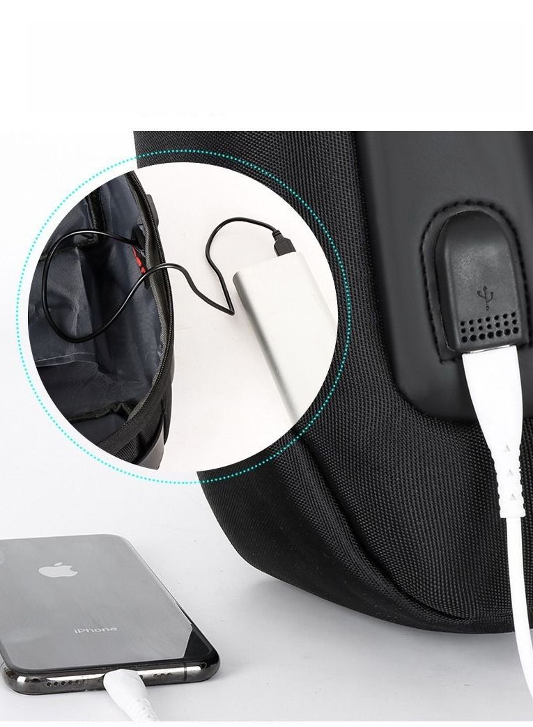 New multi-function Combination lock single shoulder messenger bag