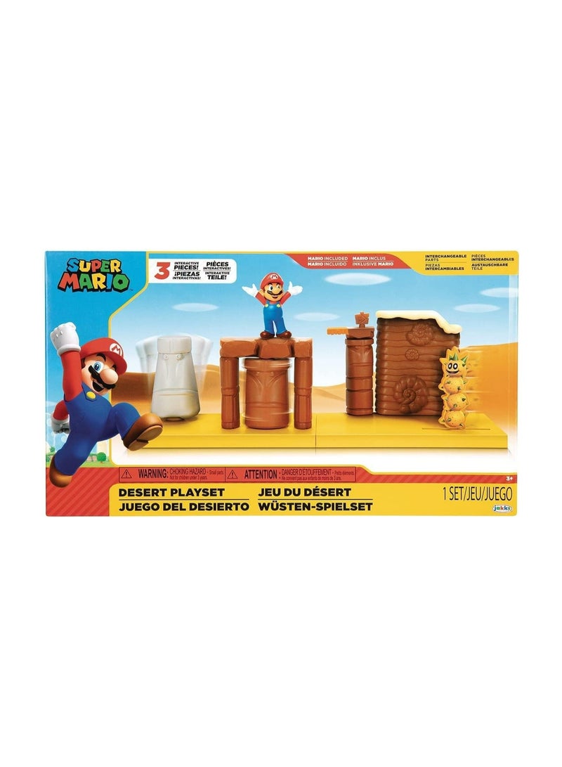 SUPER MARIO 2.5-Inch Desert Playset