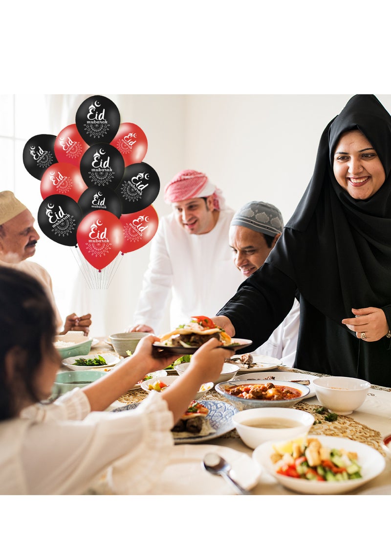 Eid Mubarak Decorate Your Home with Balloons - Eid Party Decorations - Eid Gifts for Family and Friends - Eid Latex Balloons - Perfect for Home, Parties and Giving