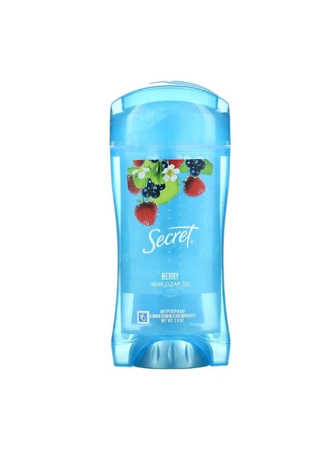 48 Hour Clear Gel Deodorant Berry 2.6 oz