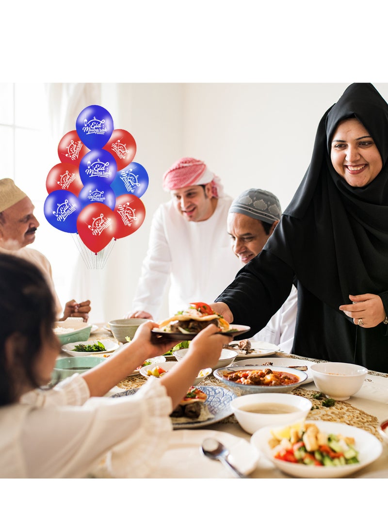 Eid Mubarak Decorate Your Home with Balloons - Eid Party Decorations - Eid Gifts for Family and Friends - Eid Latex Balloons - Perfect for Home, Parties and Giving