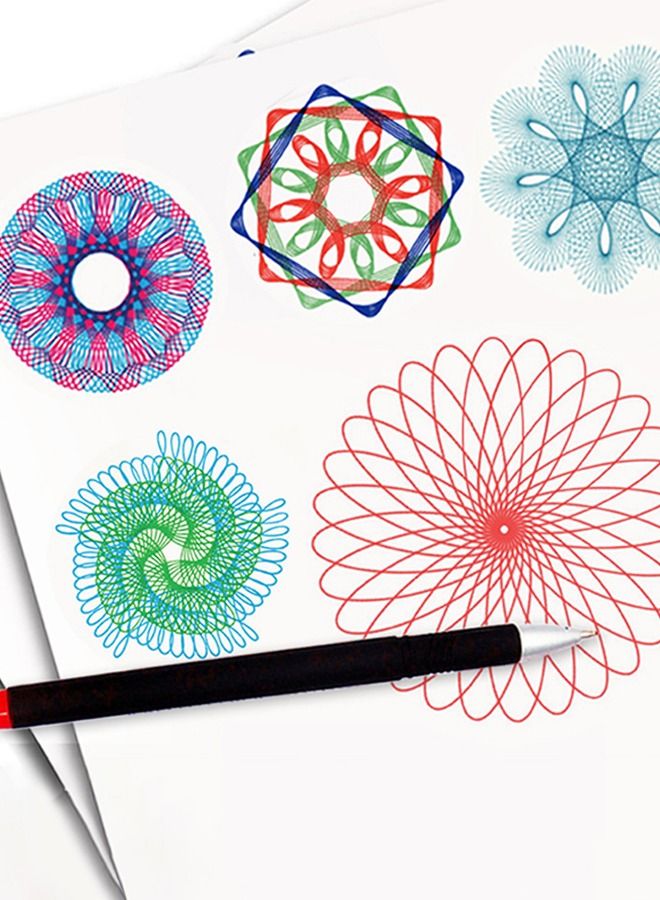 27 Pieces Spirograph Design Set Classic Gear Design Kit