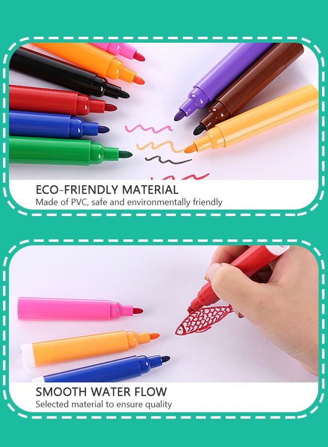 150 PCS Painting Set Includes board Colored Pencils Various Drawing Tools and 2Packs Cartoon Book