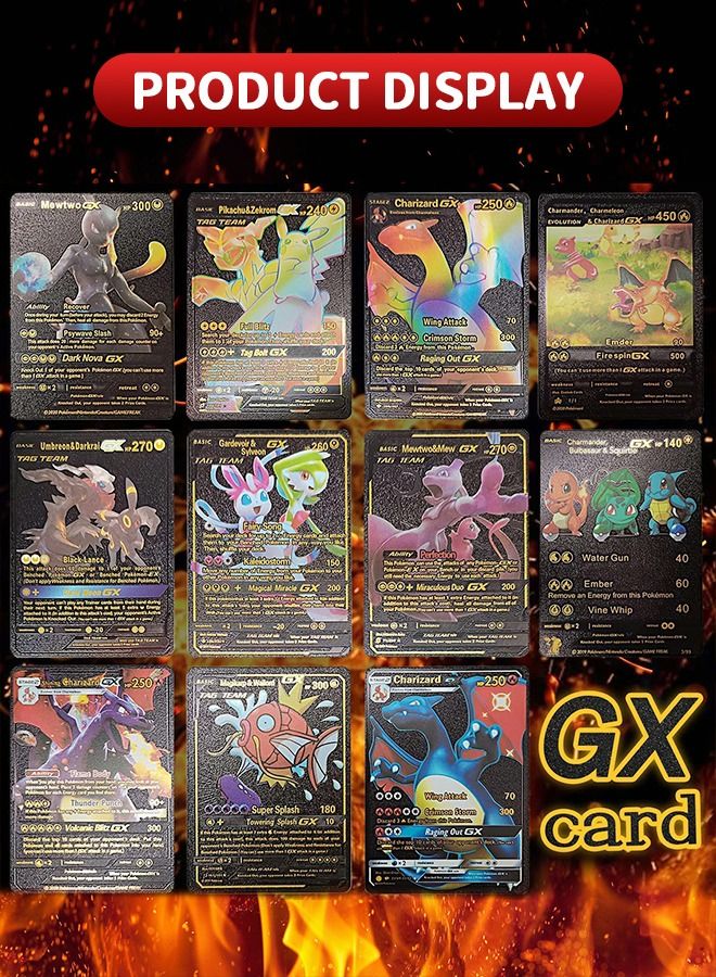 55Pcs Pokemon Rare Card,Pokemon Trading Card Game,Collection Cards Vmax Rares,Pokemon Board Game Rare Card