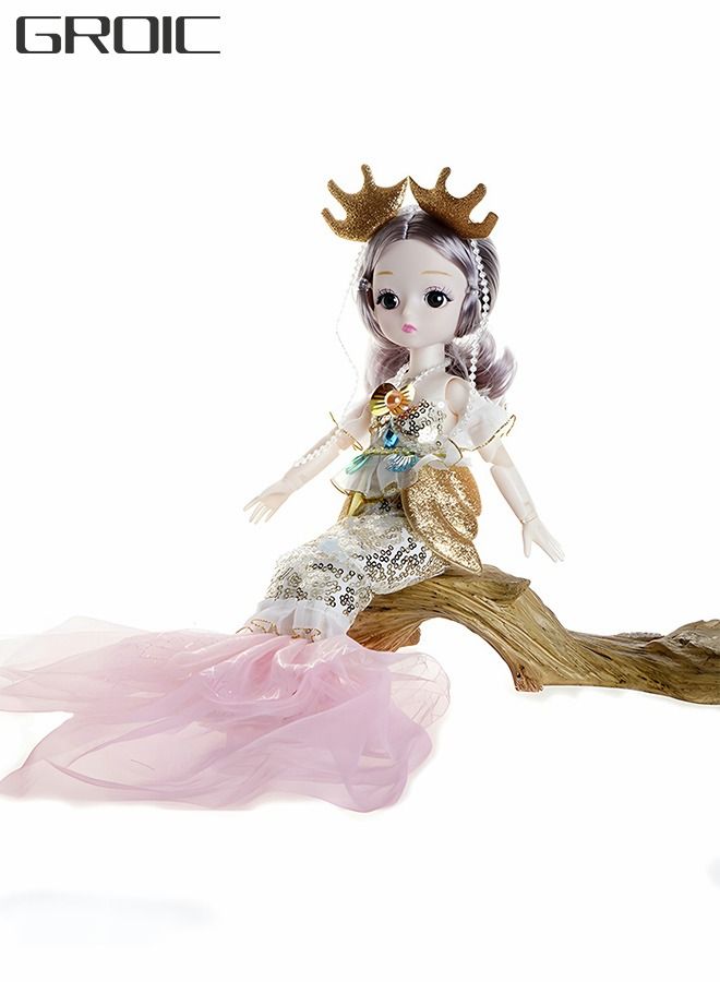 Barbie Mermaid Princess Doll, Singing Storytelling Mermaid Toys, Wedding Dolls, Girls Princess Toys, Baby Music Toys