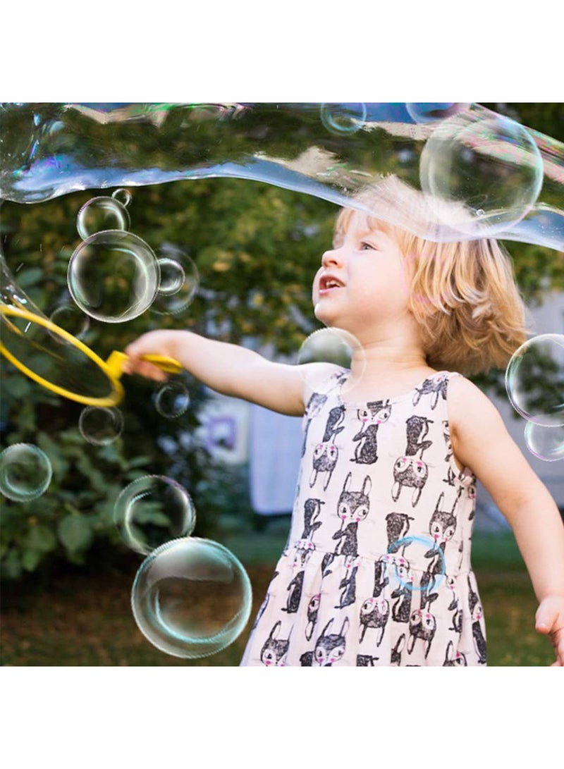 Bubble Wand, 3 piece set Contain Small/Big/Giant Bubble Wand Fun Bubbler with Tray Bulk, Suitable for Outdoor Play /Birthday Parties, Suitable for People of All Gges（12 small bubble stick）