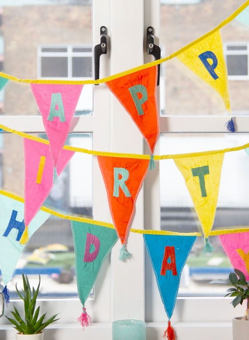 Happy Birthday Fabric Bunting