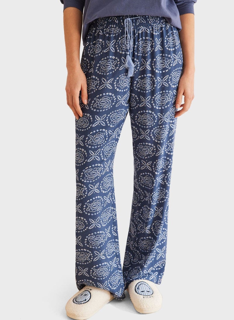 Paisley Print Pyjama Pants