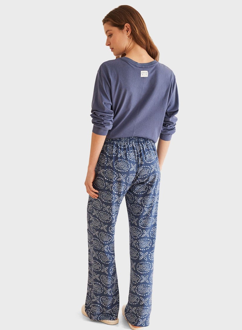 Paisley Print Pyjama Pants