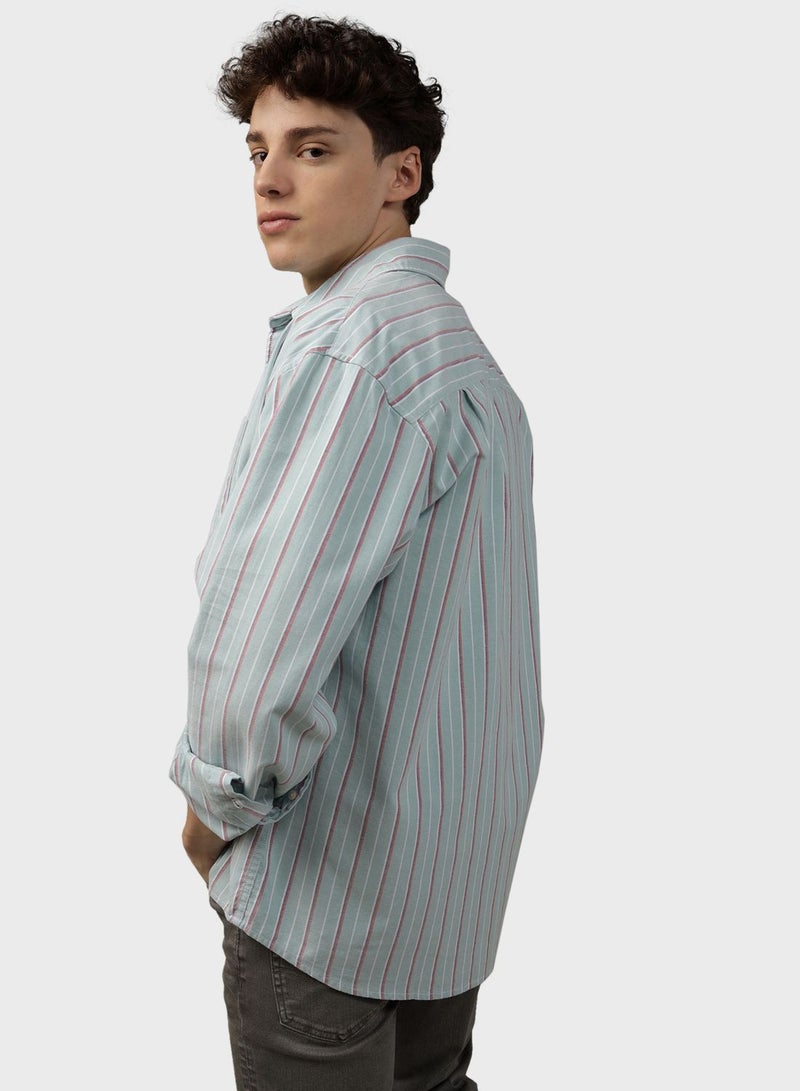 Striped Relaxed Fit Shirt